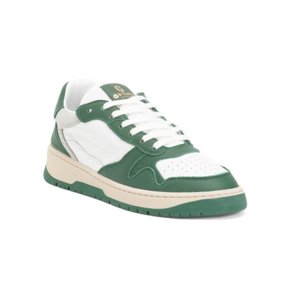 GREATS Green Made In Portugal Leather Brighton Sneakers - Picture 1 of 2